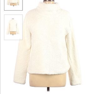 Fluffy Super Soft Joy lab plush sweater pullover turtle neck